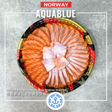 挪威皇冠三文魚厚切刺身｜即開即切 肥美爆油魚肉 - AQUABLUE 伽藍生蠔刺身專門店 [新鮮即食] | Norwegian Salmon Sliced Sashimi [Ready to serve]